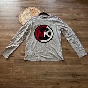 MICHAEL KORS Womens Long Sleeve T-Shirt Slim Fit